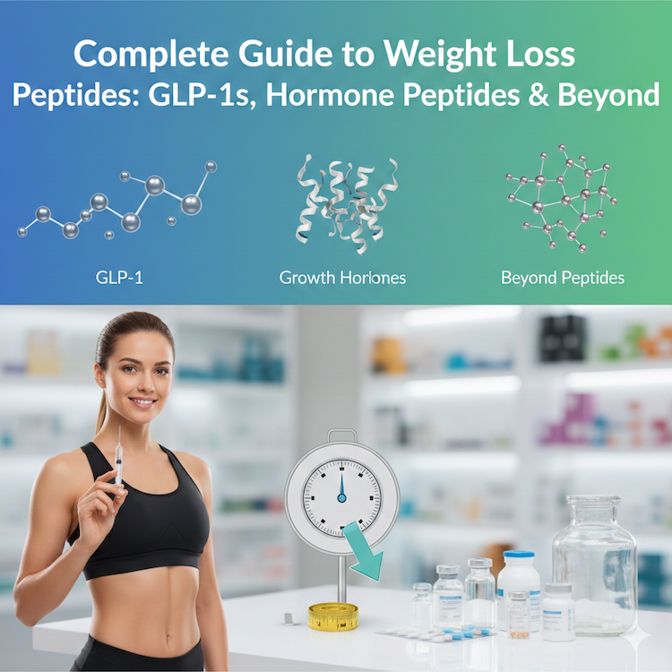 peptides vs glp 1 for weight loss Complete Guide to Weight Loss Peptides: GLP-1s, Growth…